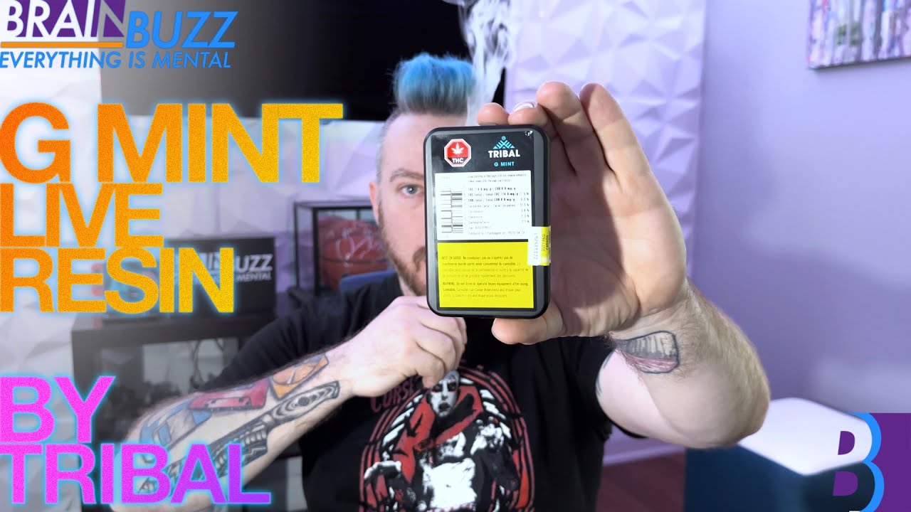 77% THC Live Resin Vape Cart: G Mint by Tribal