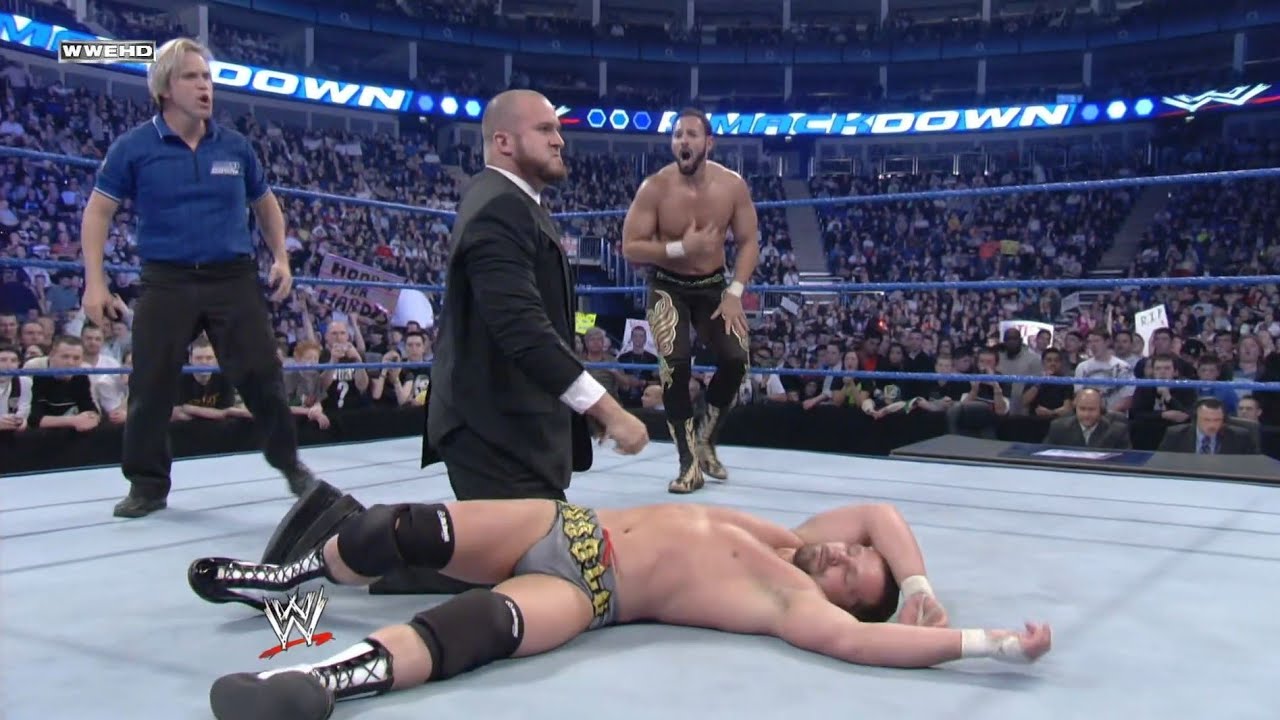 Jamie Noble vs Chavo Guerrero (w/Bam Neely): WWE SmackDown April 18, 2008 HD