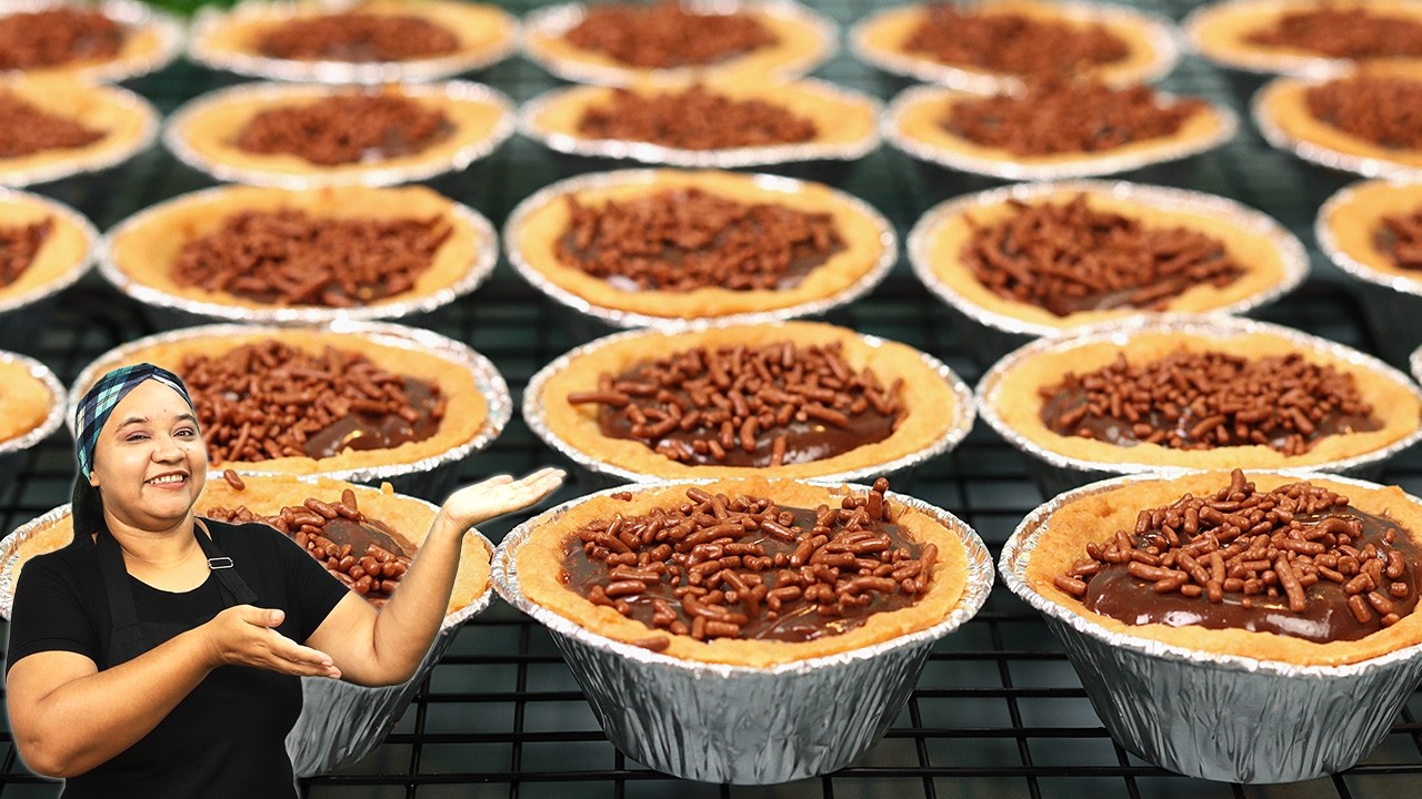 Empada Doce de BRIGADEIRO Massa Profissional Recheio Cremoso e Delicioso Sobremesa de Natal!