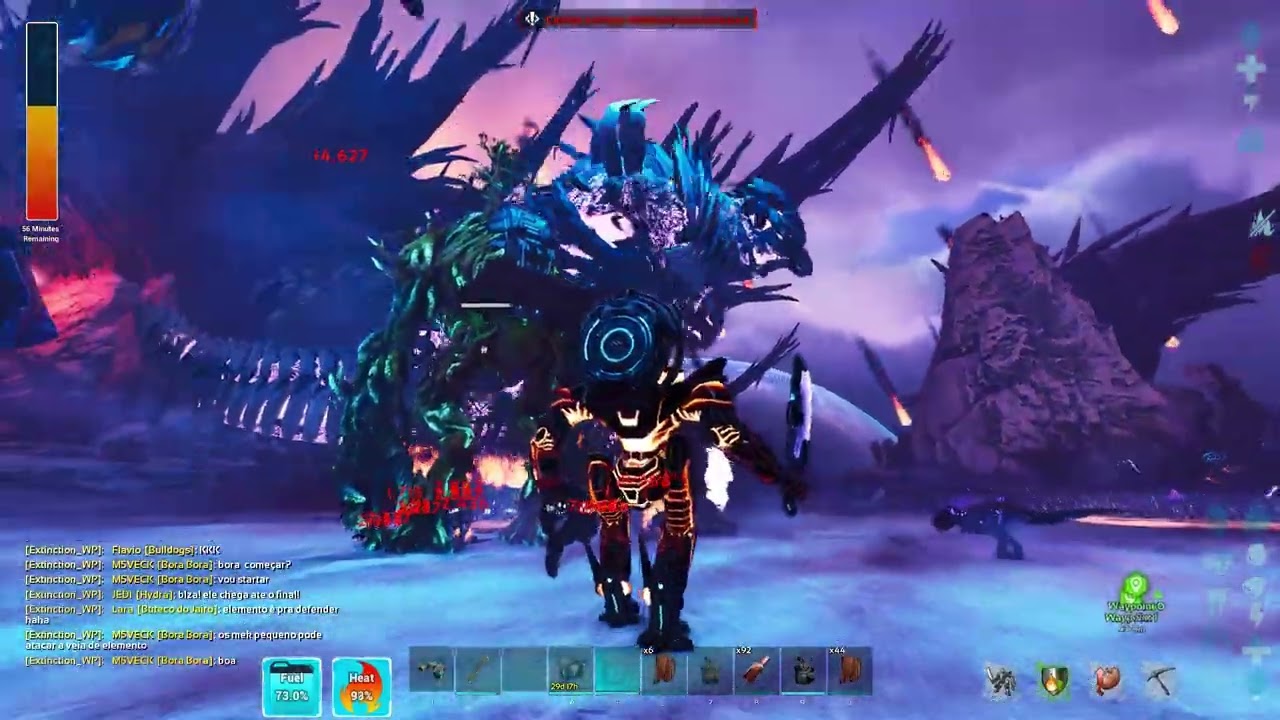 king titan boss final do mapa extinçao