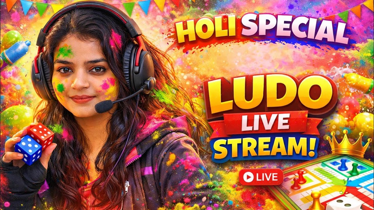 Holi Special Ludo King Live 🔴 | Rangon Wali Epic Battle | Live Ludo Challenge 2026