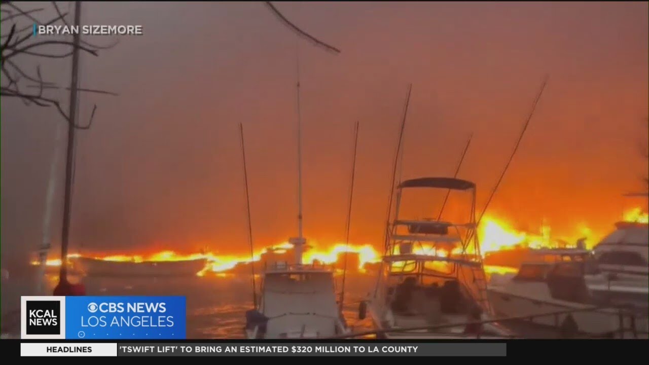 Locals, tourists recall horrifying evacuation from Maui as fires consume historic Lahaina