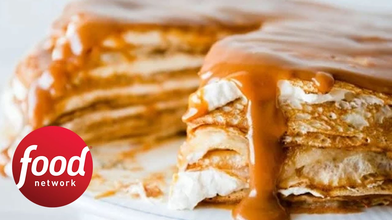 Crave-Worthy Salted Caramel Apple Crepe Cake | Crave-Worthy Eats | Food Network