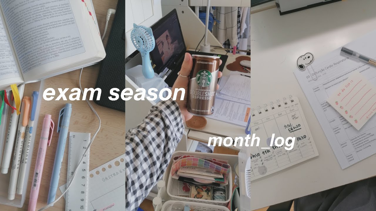 finals month vlog ☕🌜 four exams, stationery haul, books for the summer & end of year chat