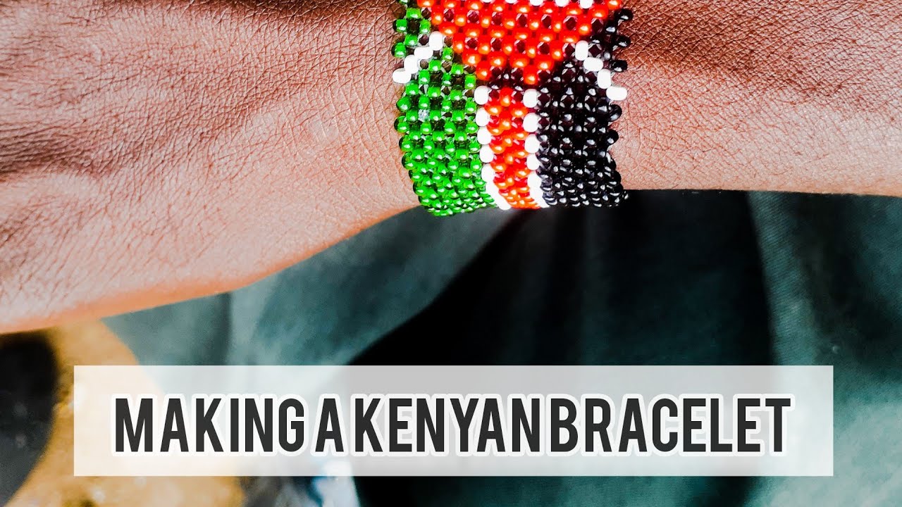 How to make a Kenyan Beaded Bracelet  Tutorial