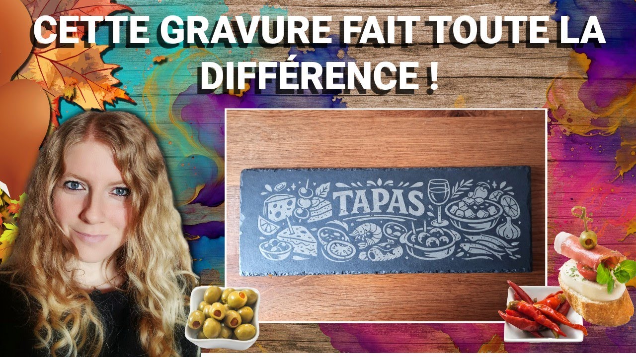 [Xtool S1] De l’ardoise brute à un plateau tapas ultra stylé