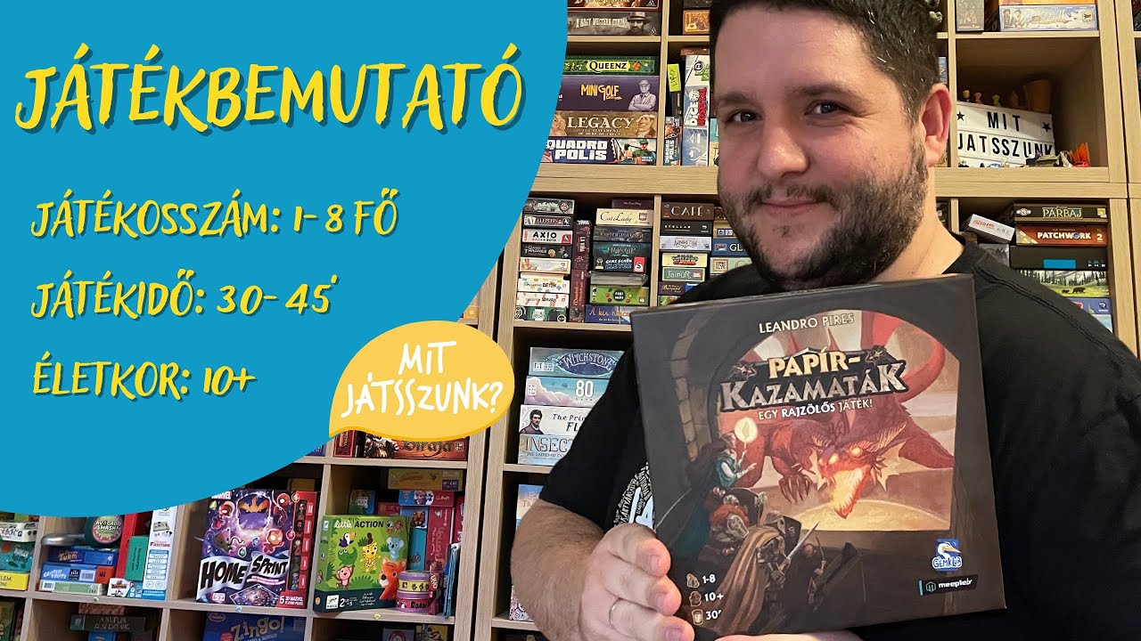 Papírkazamaták Játékbemutató