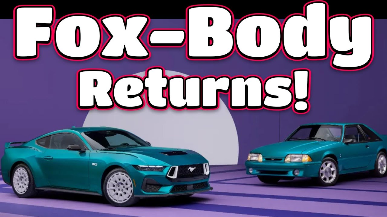 The 2026 Ford Mustang Get A New Fox-Body Appearance Package