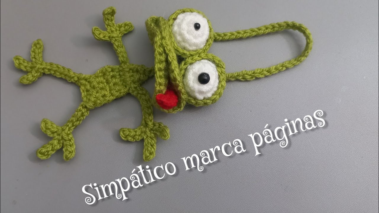 Simpático marcapaginas #crochet #normaysustejidos #amigurumis