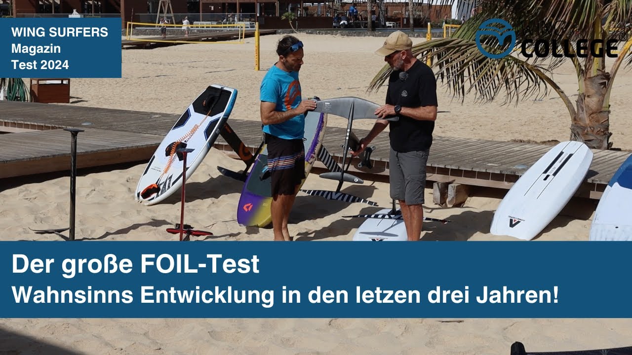 Wingcollege I Wingfoils im Vergleich 2024 I Der Chef klärt auf I Dirk Herpel Windsurfers Magazin