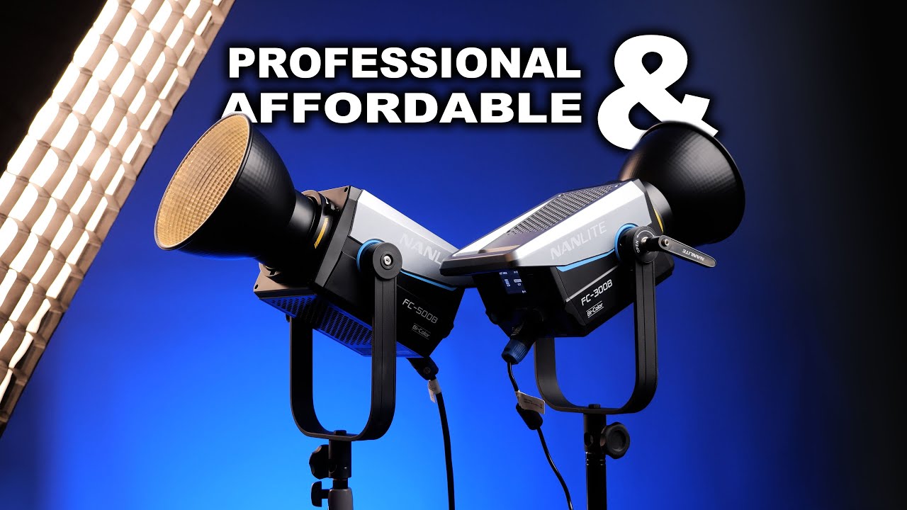 Professional AND Affordable LED lighting | Nanlite FC300B and FC500B