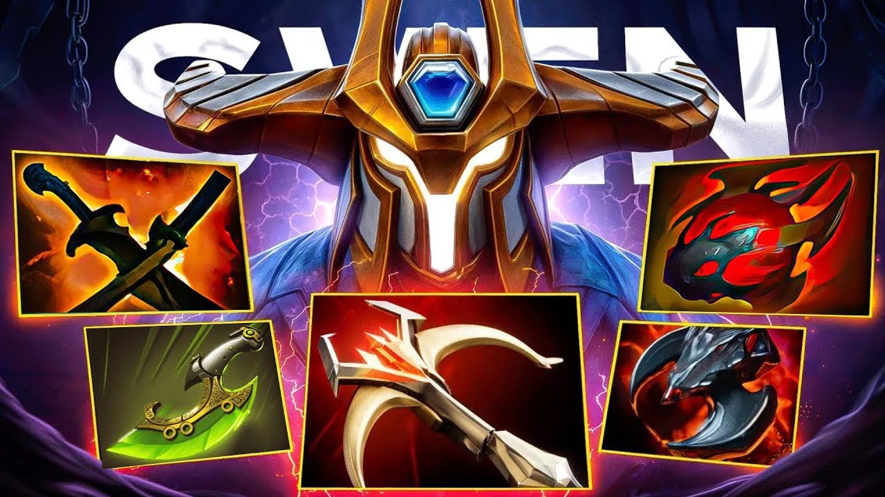 Solo Carry The Game Sven 🔥🔥🔥Crazy Farming Machine 40Kills Comeback | Dota 2