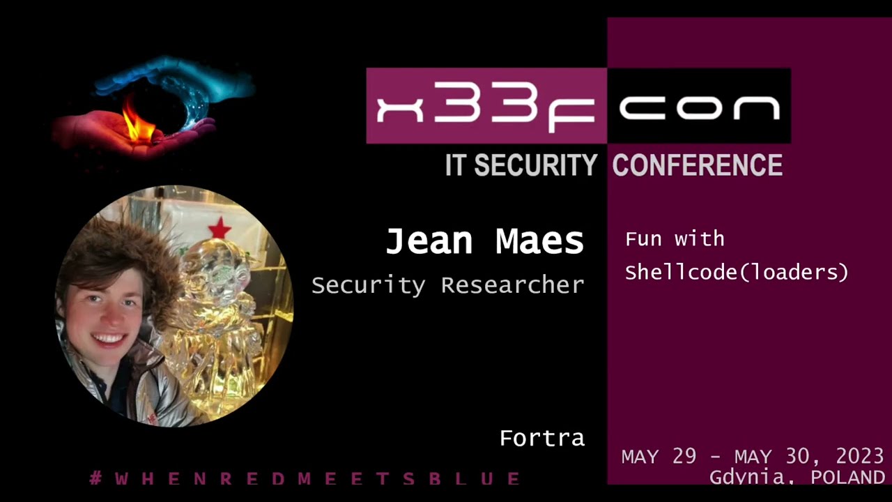 13. Fun with Shellcode(loaders) by Jean Maes
