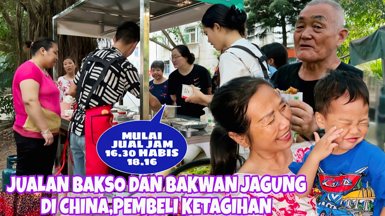 HARI KE-2 BANTU SUAMI JUALAN DI CHINA LARIS PEMBELI MASIH MAU TAPI DAGANGAN KAMI SUDAH HABIS