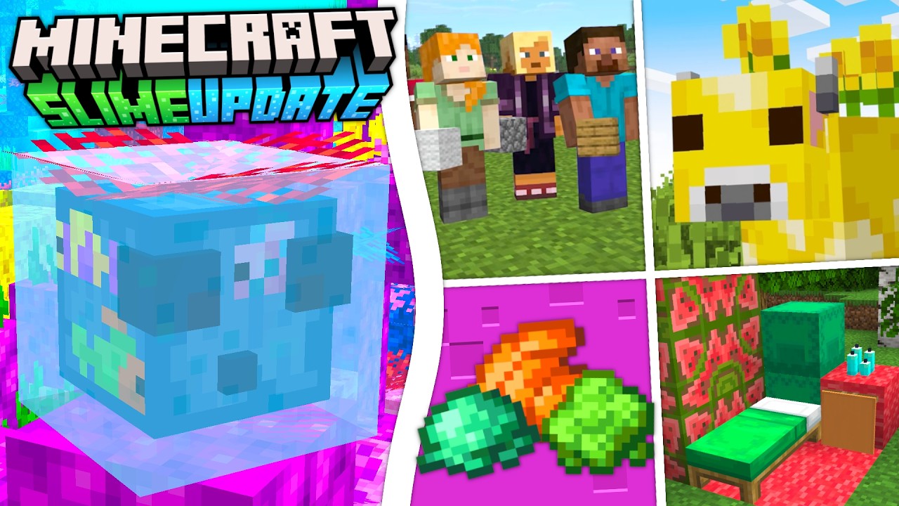 NOWY SLIME i NOWE KOLORY?! MOJANG PODPOWIADA NOWĄ AKTUALIZACJĘ!