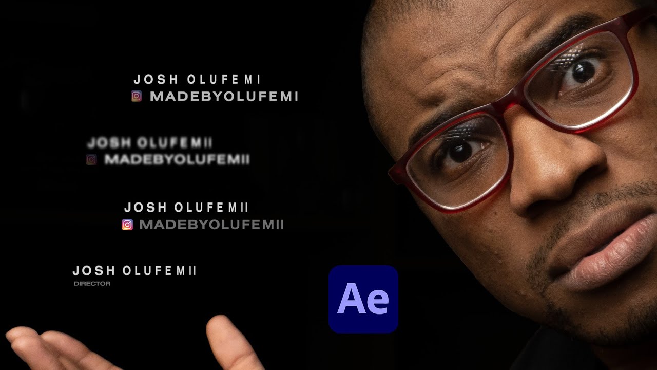 FREE  Lower Thirds Pack for YOU | After Effects Tutorial