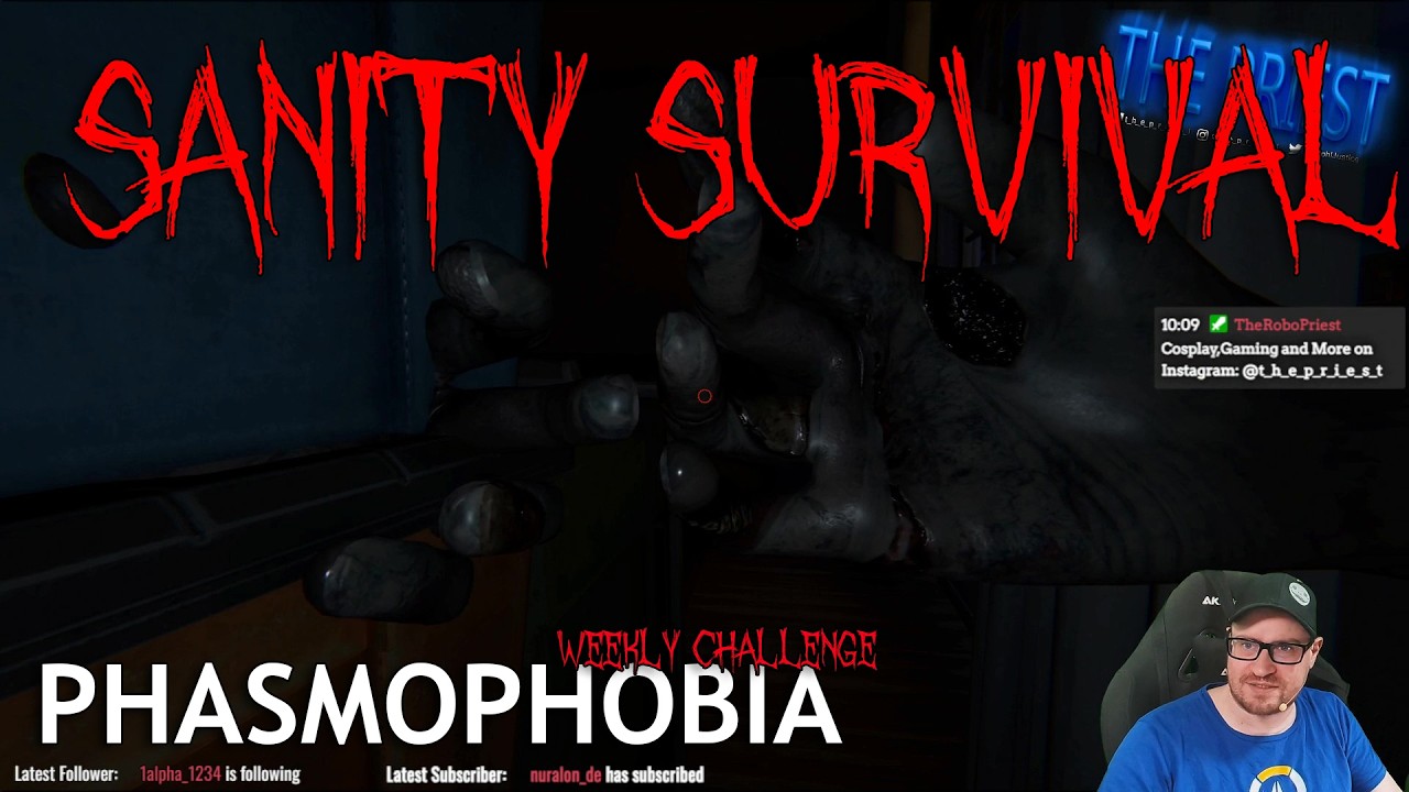 #Phasmophobia | Weekly Challenge : Sanity Survival