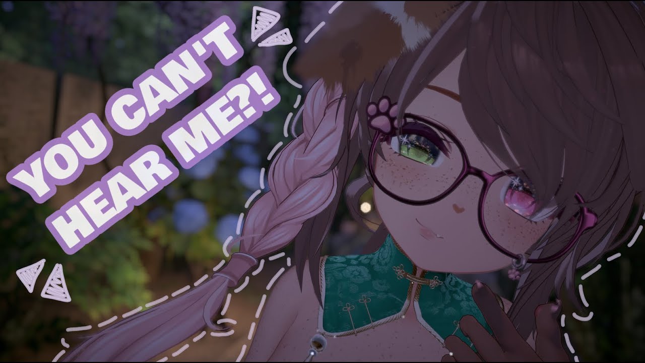 Puppy Girl Inaudible whispers & ear cleaning 🧼 [VRCHAT ASMR]