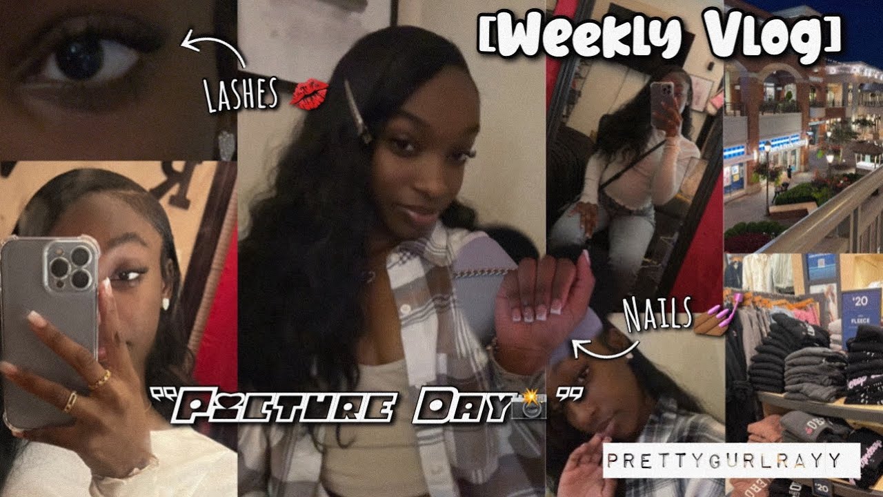 WEEKLY VLOG!|| PICTURE DAY 2023!📸[ NEW SHOES👟 + SHOPPING🛍️ ] || PRETTYGURLRAYY💗