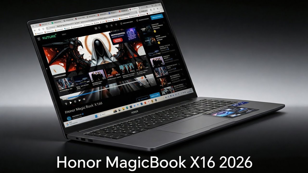 Honor Magicbook X16 2026. IPS 16, INTEL CORE ULTRA 5, 1.75kg