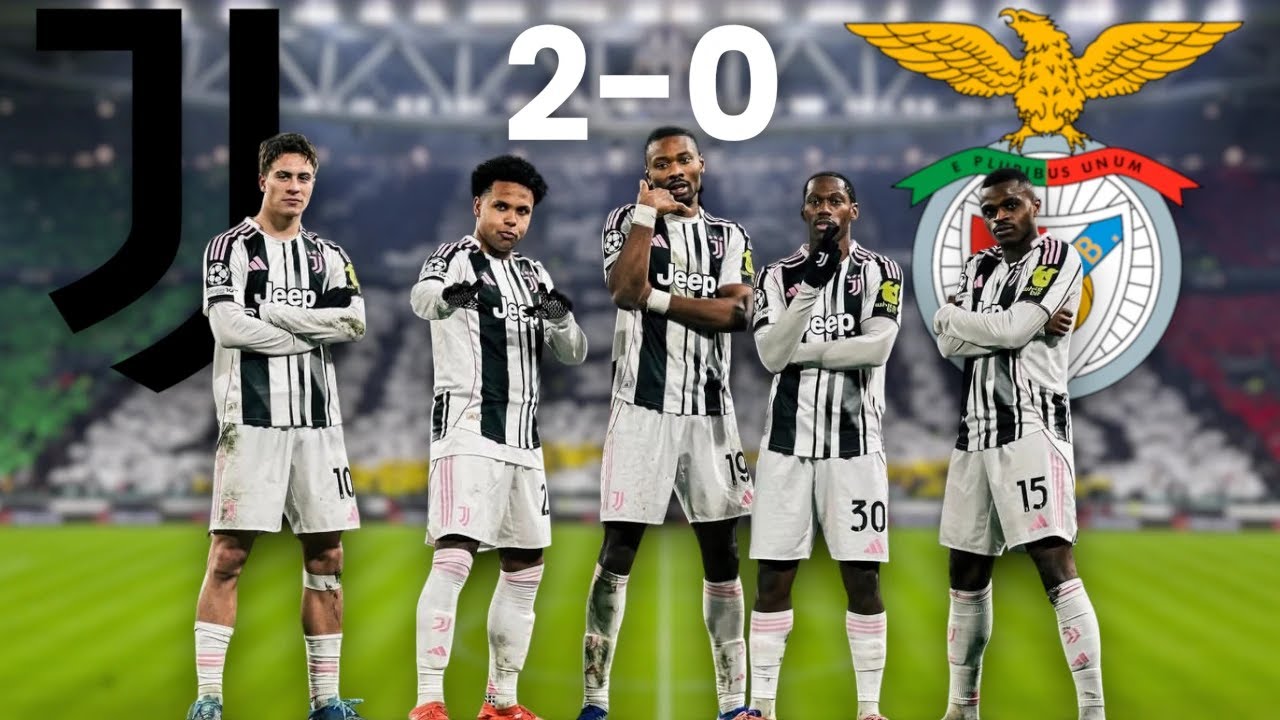 Juve Benfica 2 0 Si DEVE ripartire da QUI!!