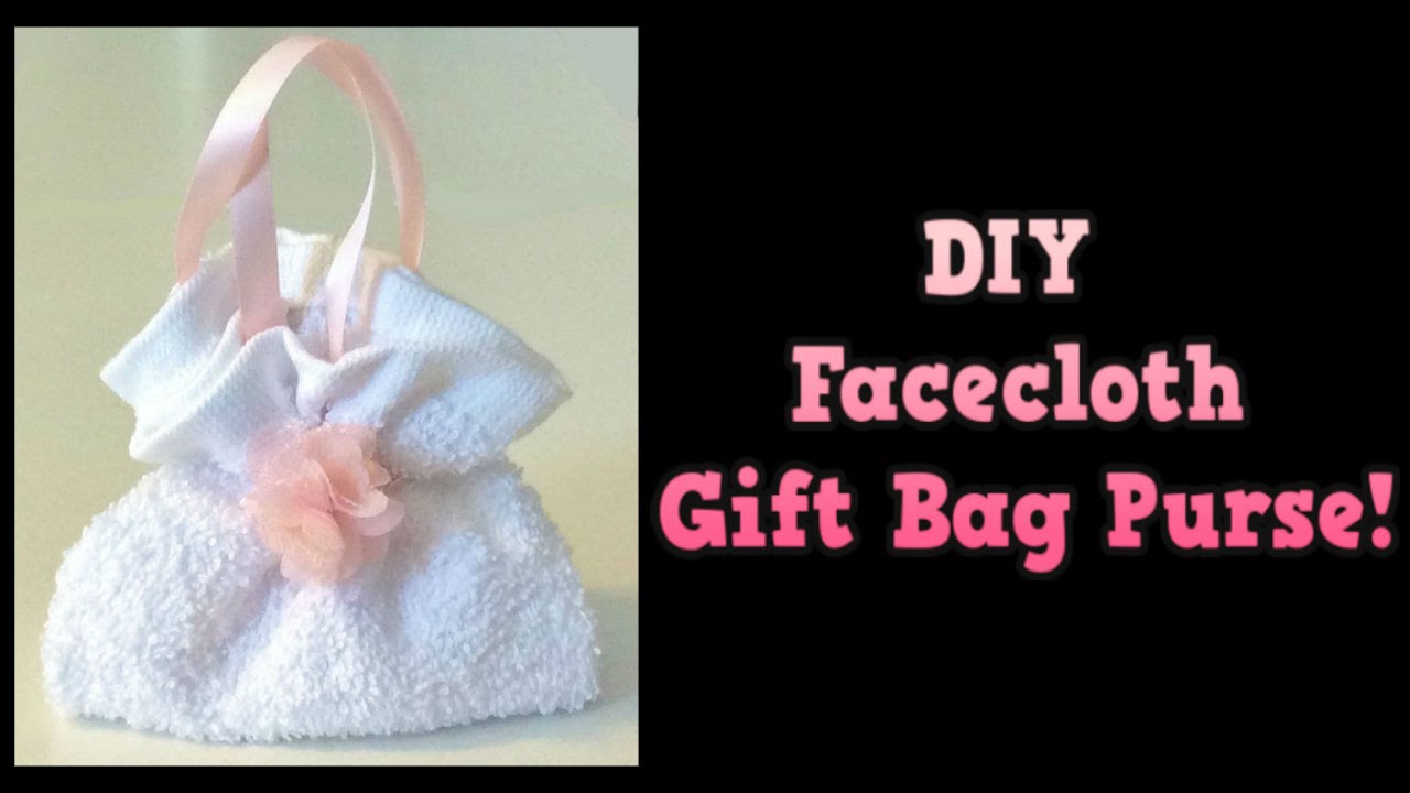 Great DIY Gift IDEA! Cute and useful DIY gift bag purse! Place Small Gifts inside!