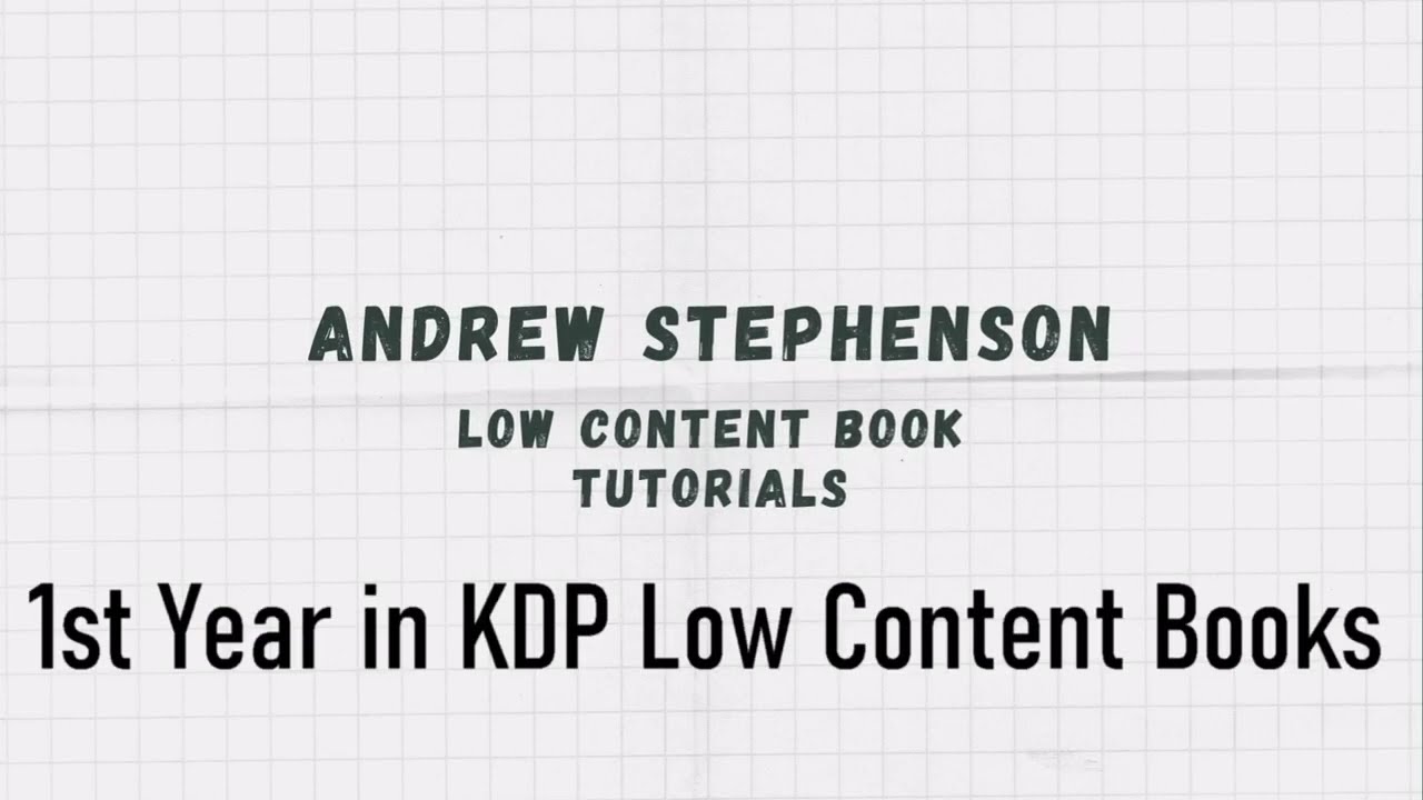 First Year KDP Income Reports- 12 months in less than 1 minute!