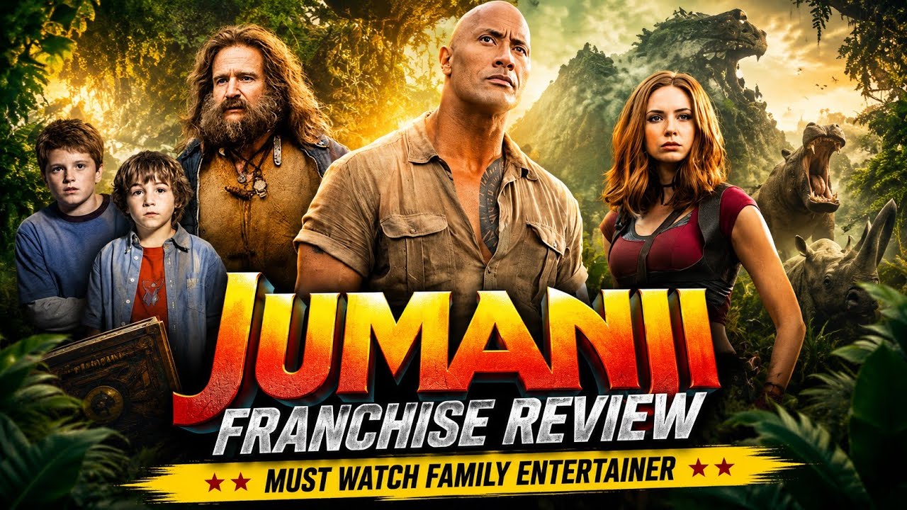 Jumanji Movies Review | Jumanji Franchise Review | Best Family Adventure Movies | Hollywood Movies |