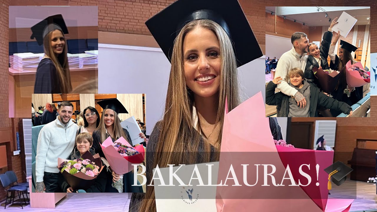 Vlogas #2 | BAKALAURAS!🎓🥹