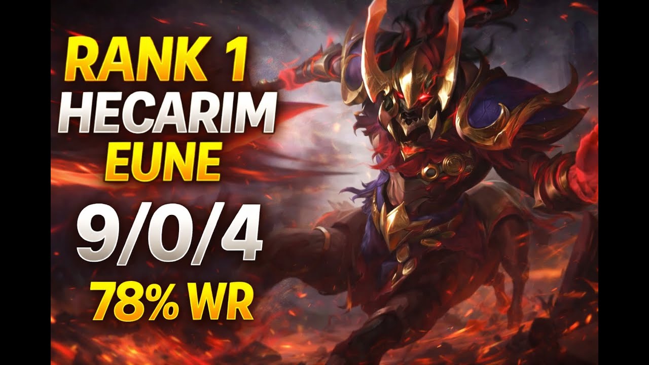 Rank 1 Hecarim EUNE 78% WR vs Rank 1 Viego