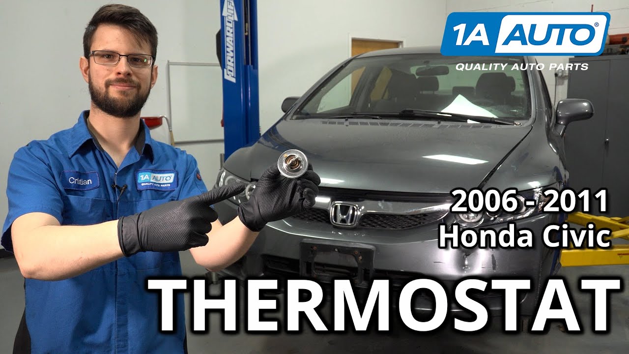 Как заменить термостат на Honda Civic 2006-2011