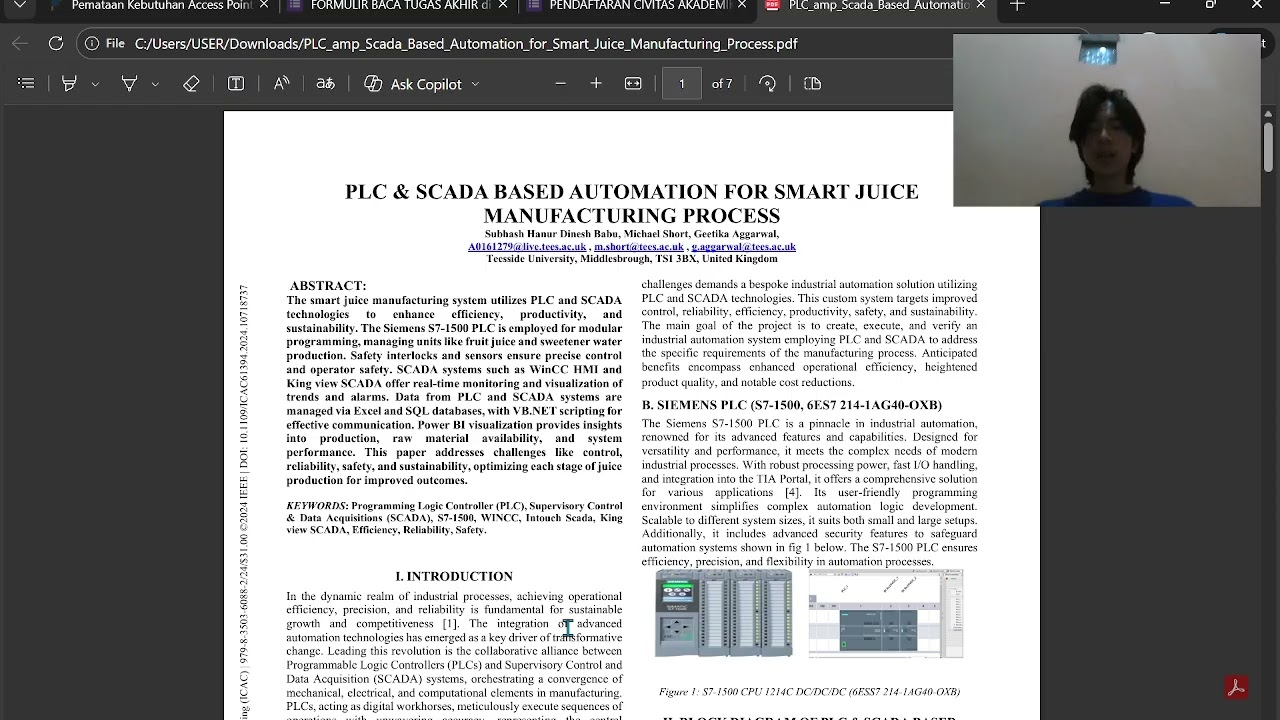 Progres Non-technical pertemuan 1 (Scada & kontrol logika)
