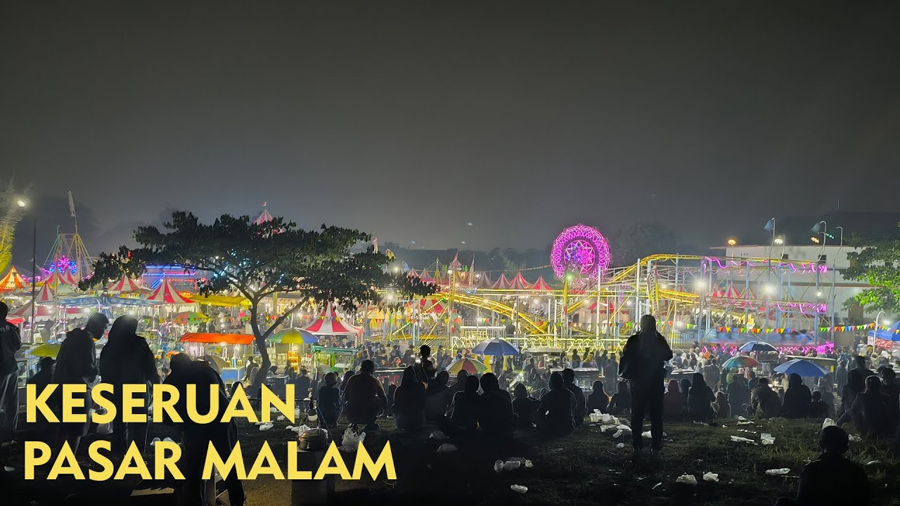 Serunya Pasar Malam di Indonesia