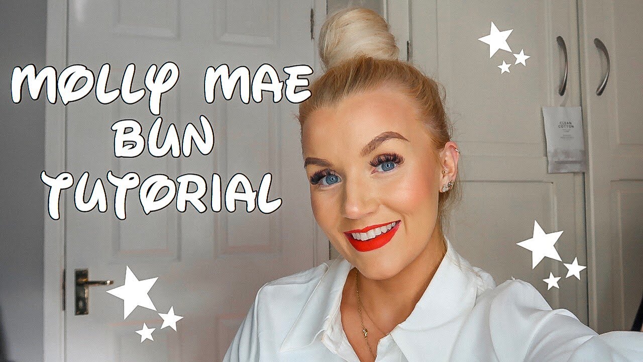 Molly Mae bun hair tutorial