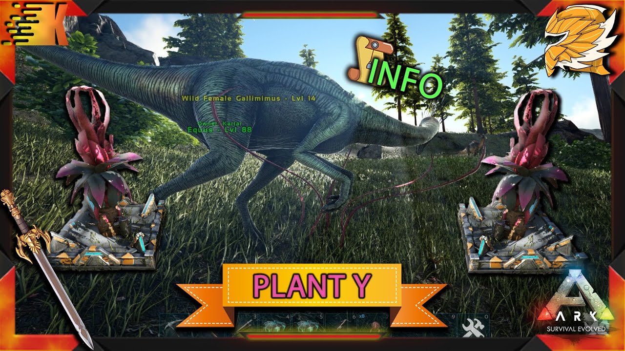 آموزش بازی ARK : توضیحات کامل گیاه ایگرگ بازی ارک ( Plant Y )