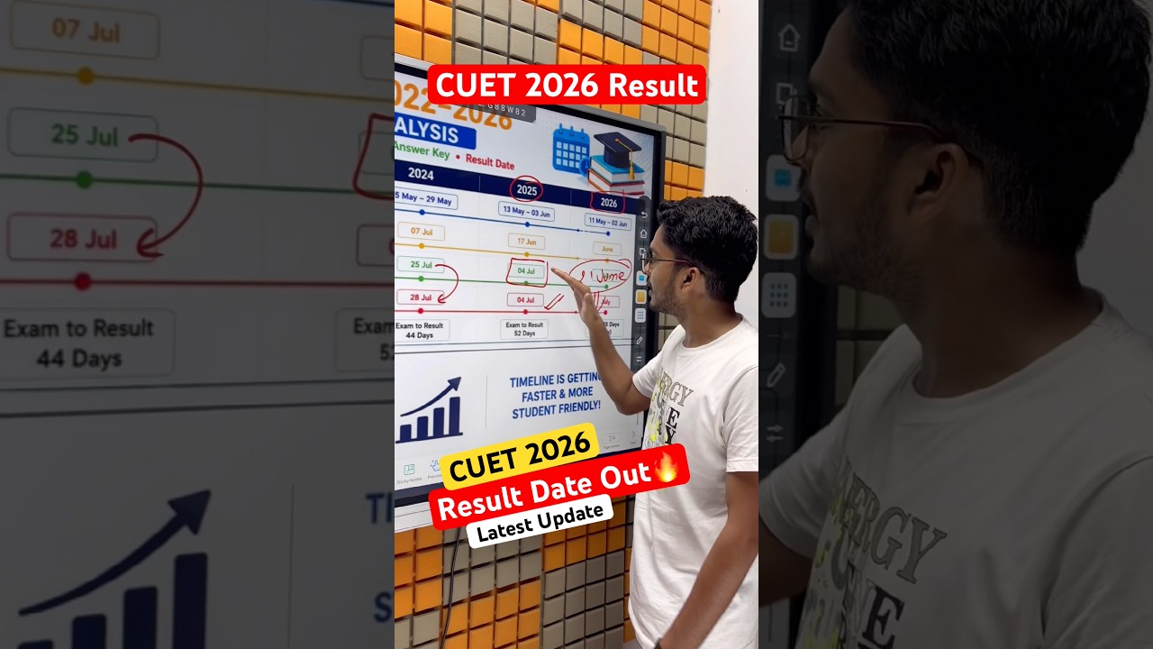 CUET 2026 Result Date Out🔥| CUET UG Result Soon | CUET UG 2026 Result Latest Update #cuet2026