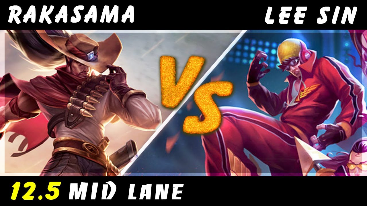 RaKaSaMa - Yasuo vs Lee Sin MID Patch 12.5 - Yasuo Gameplay