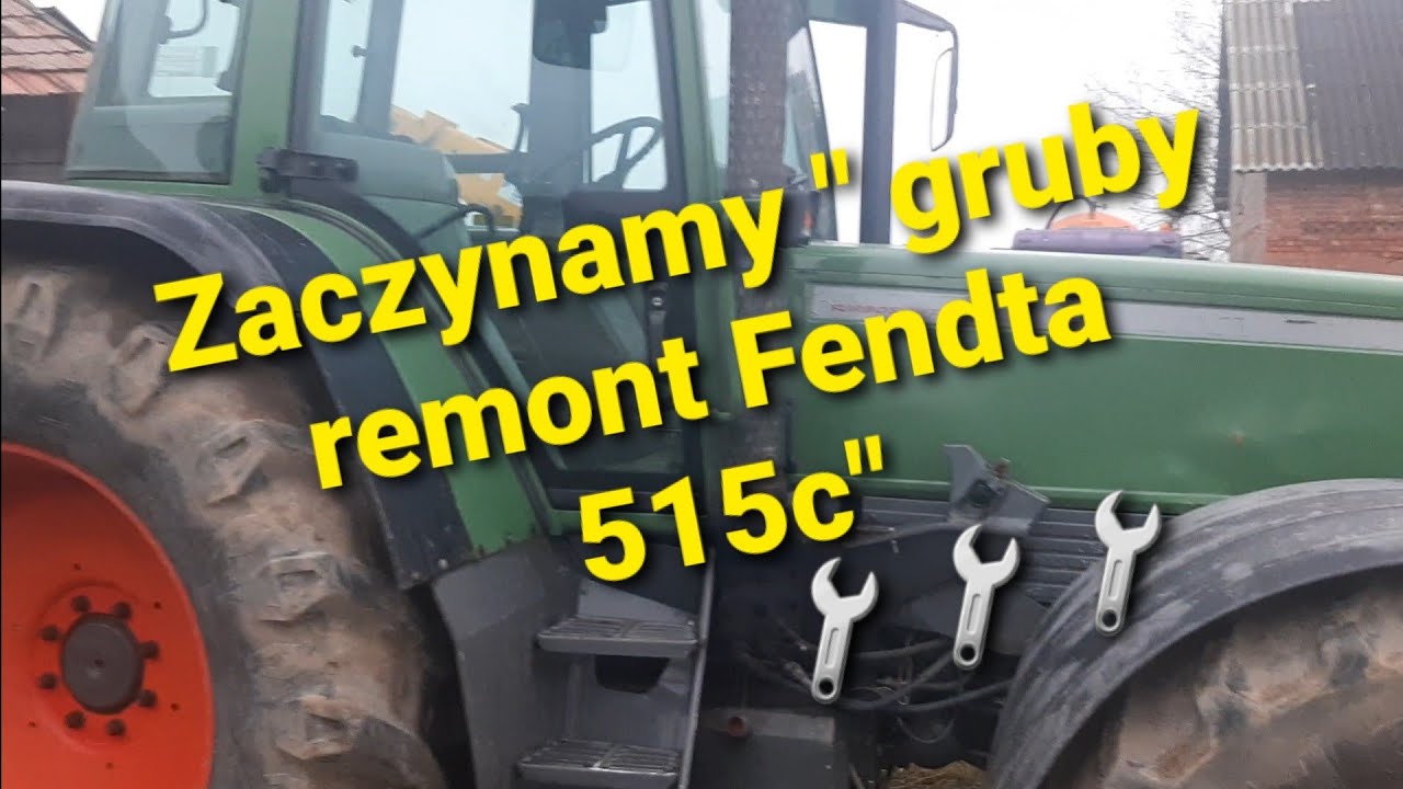 Zaczynamy🔧🔧🔧! Gruby remont Fendta 🚜. Fendt favorit 515c. Demontaż kabiny🔧😉.