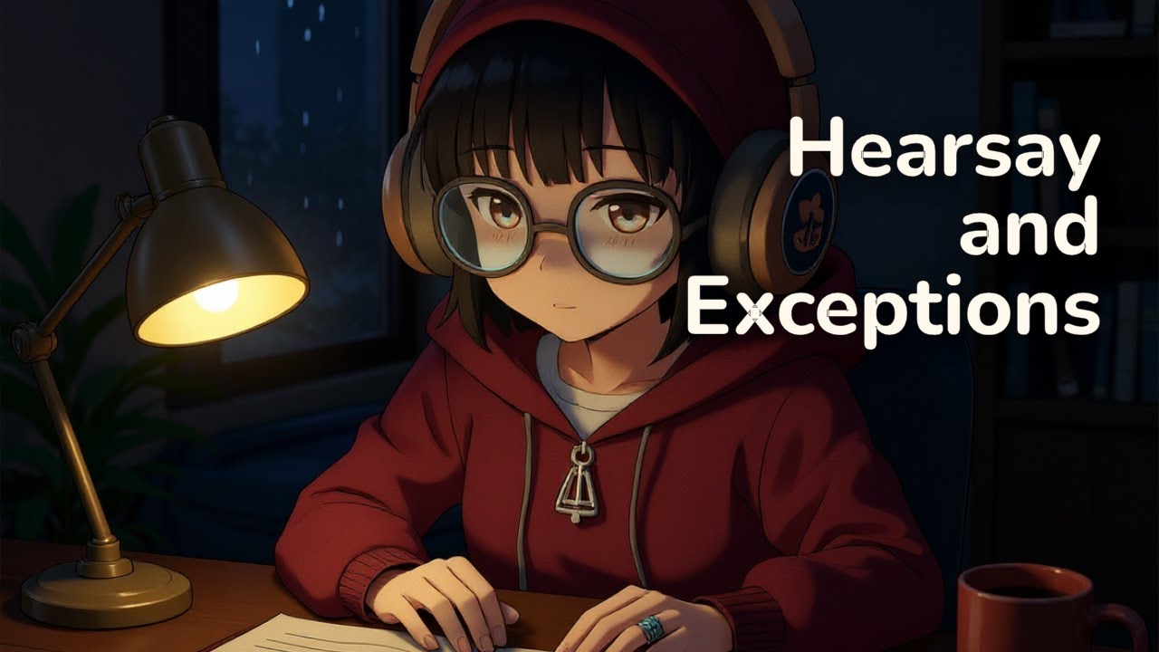 Learn Evidence in Your Sleep: Hearsay & Exceptions (FRE 801&ndash;807) 💤📚