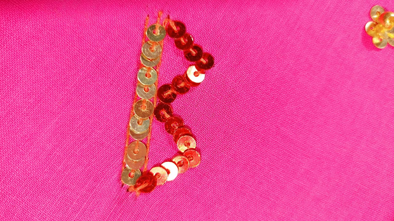 #Fast time how to make Aari and sequence. #Basic Hand embroidery.