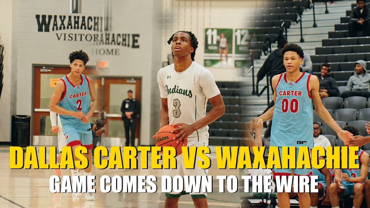 Dallas Carter vs Waxahachie Game Comes Down to the WIRE👀!!! | TXHSBB #trending #viral