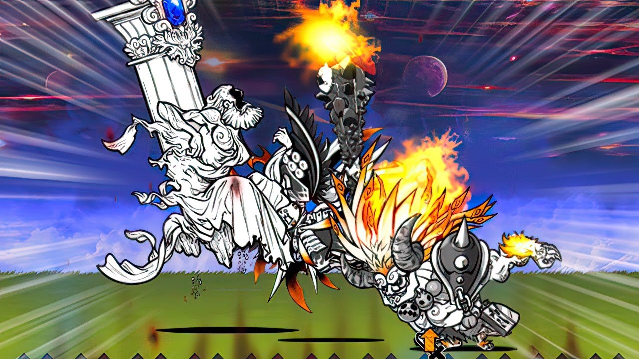無敗編成v4.2でも新最強ボス ソラクティスに勝てます　【にゃんこ大戦争】