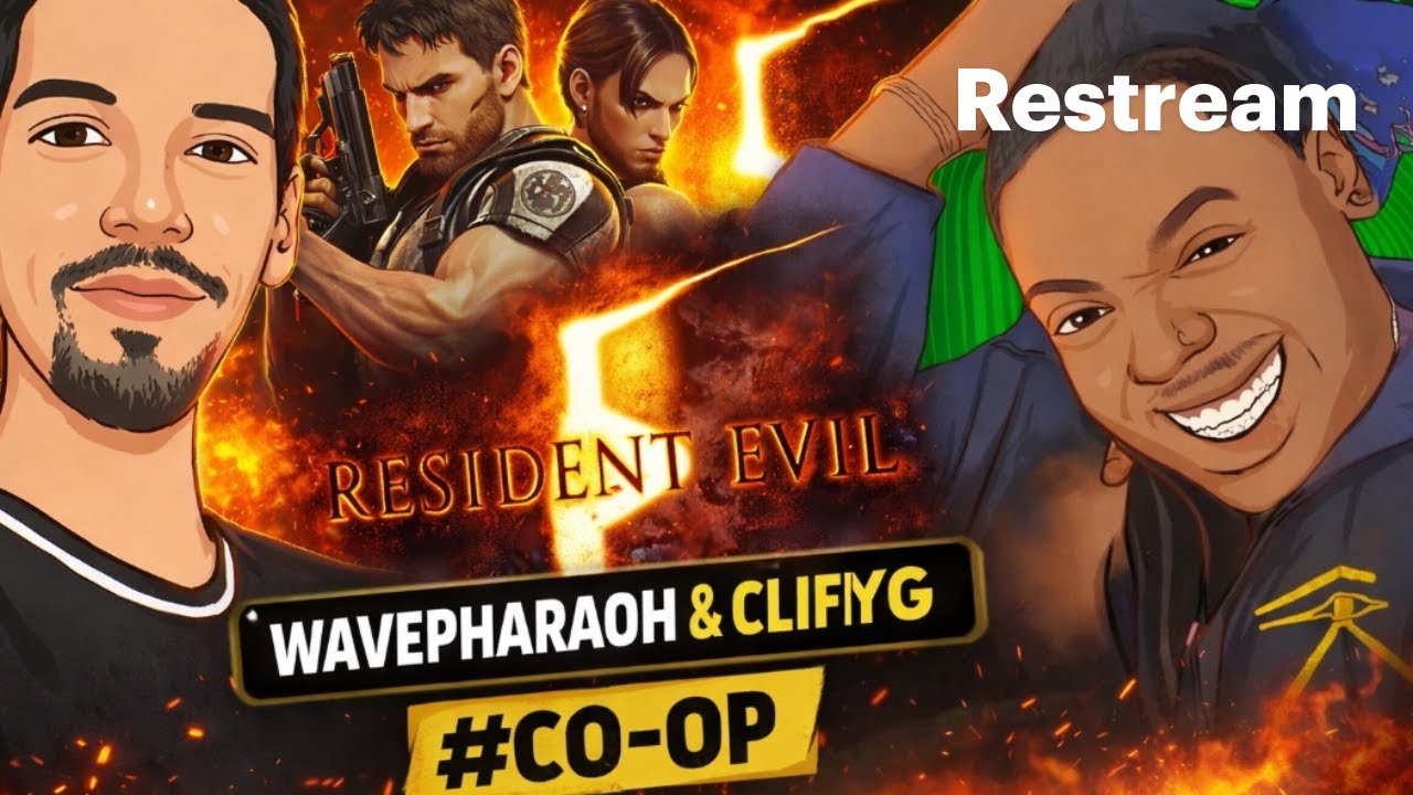 🔥 Resident Evil 5 Co-Op Story – Chapters 4-1 to 6-3 (LIVE) 🔥