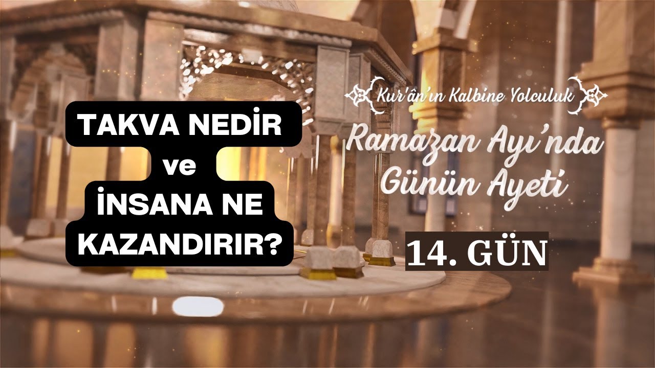 Muttakileri Cennette Bekleyen Sürprizler | Ramazan 14 | Ramazan 2024 | Prof. Dr. Muhittin Akgül