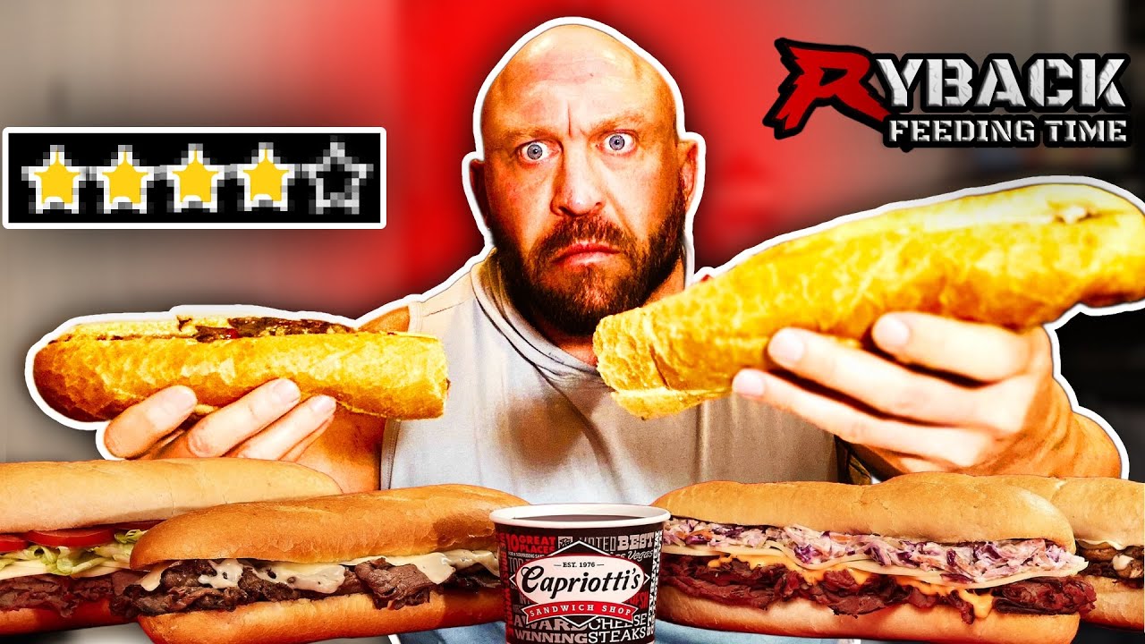 Ryback Meat Hooks 18 Inch Capriotti’s American Wagyu Beef French Dip Sandwich
