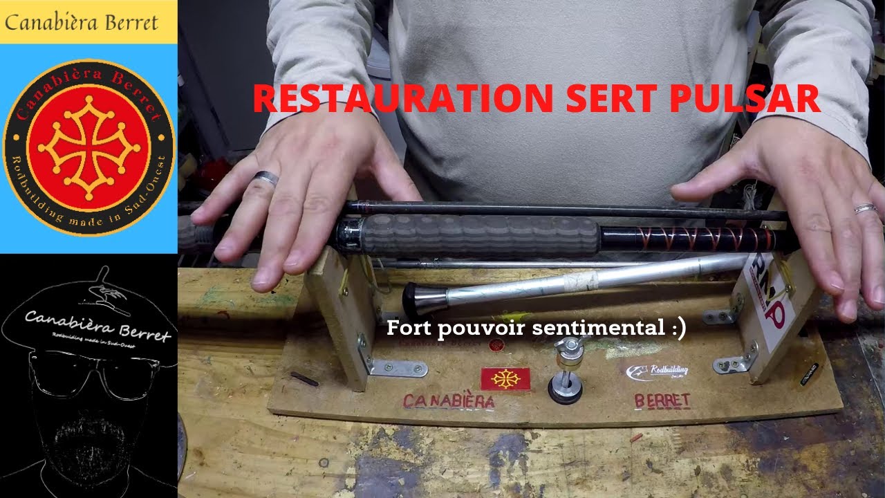 Restauration canne à pêche mer SERT Pulsar - Rodbuilding