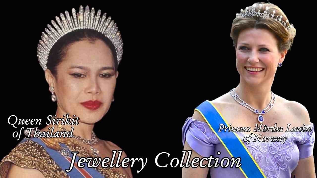 Princess Märtha Louise of Norway | Queen Sirikit of Thailand | Some of thier Jewellery Collection