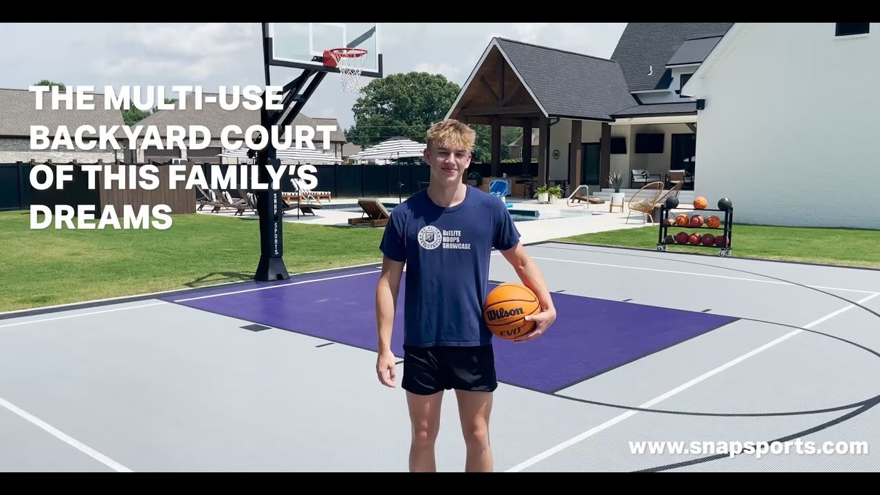 The Multi-Use Backyard Court Of This Family's Dreams