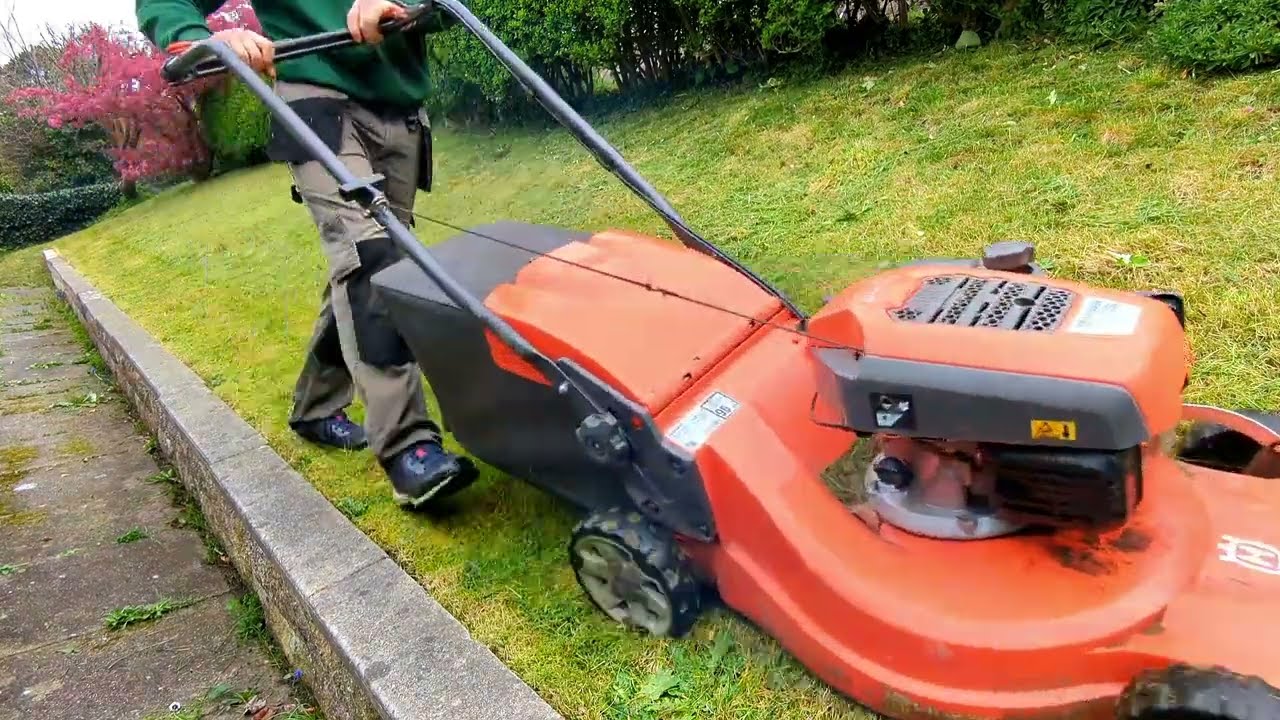 Satisfying OVERGROWN grass bank