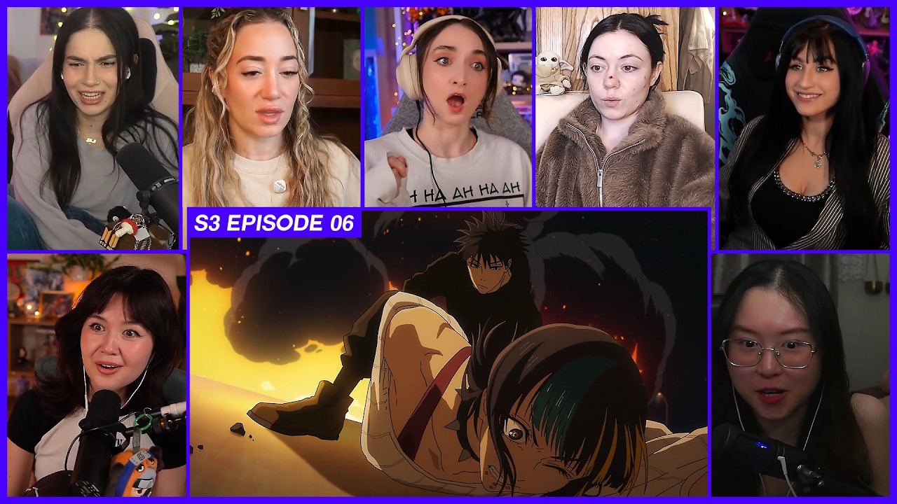 [GIRLS REACT] Megumi and Panda vs Kirara | JJK Season 3 Ep 6 Girl Reaction Mashup